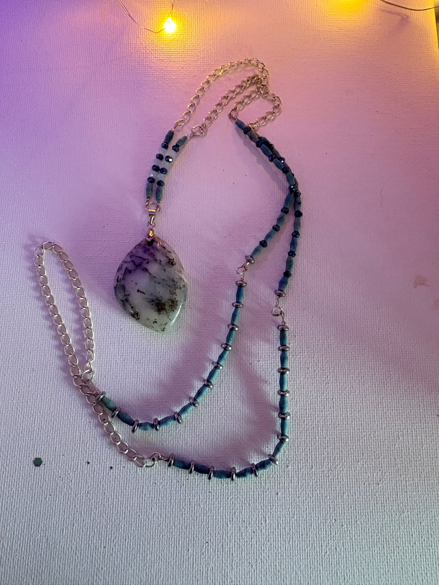 Gemstone necklace