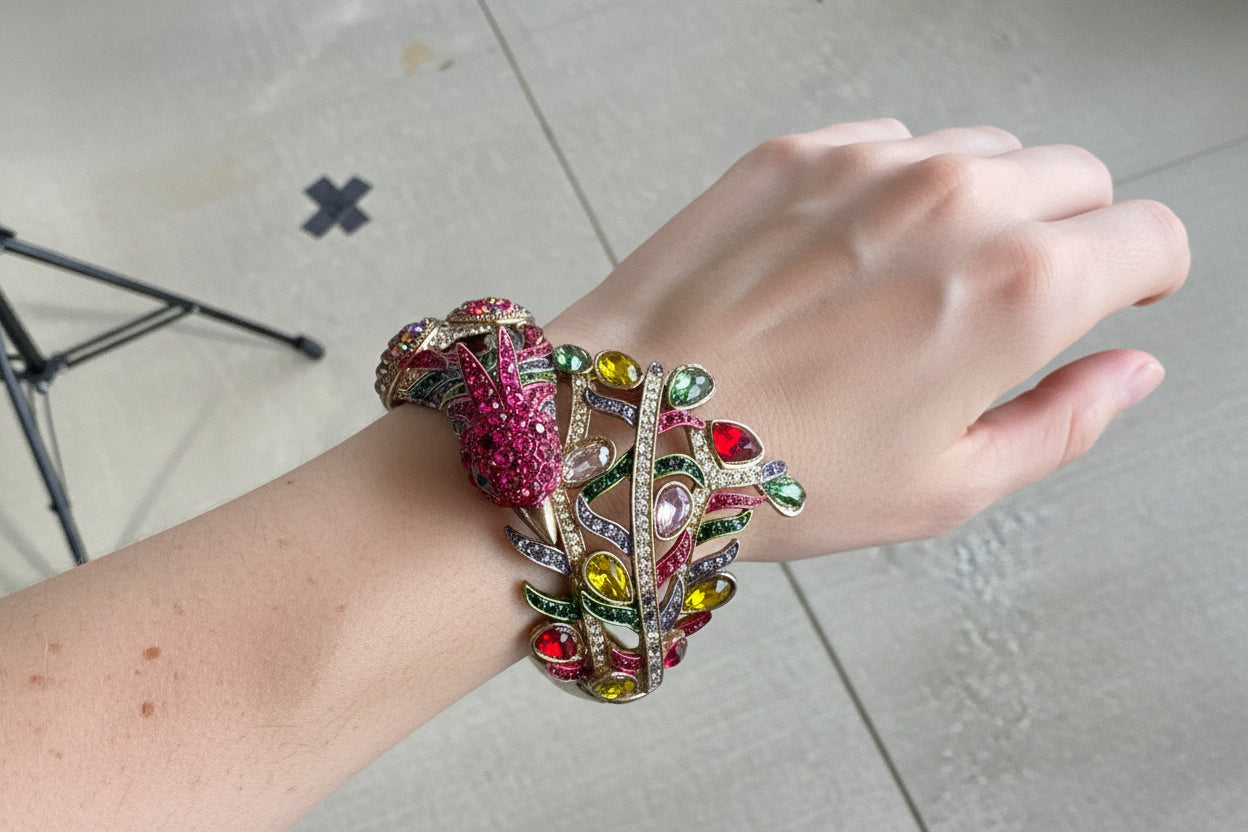 Vintage Peacock Bracelet