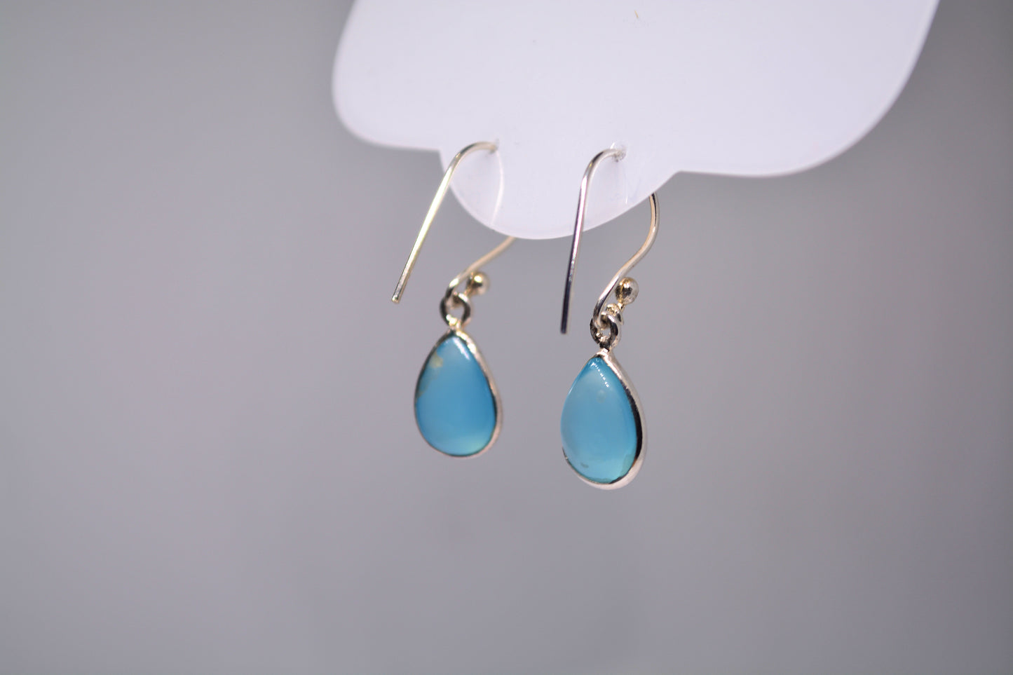 Blue Chalcedony Earrings