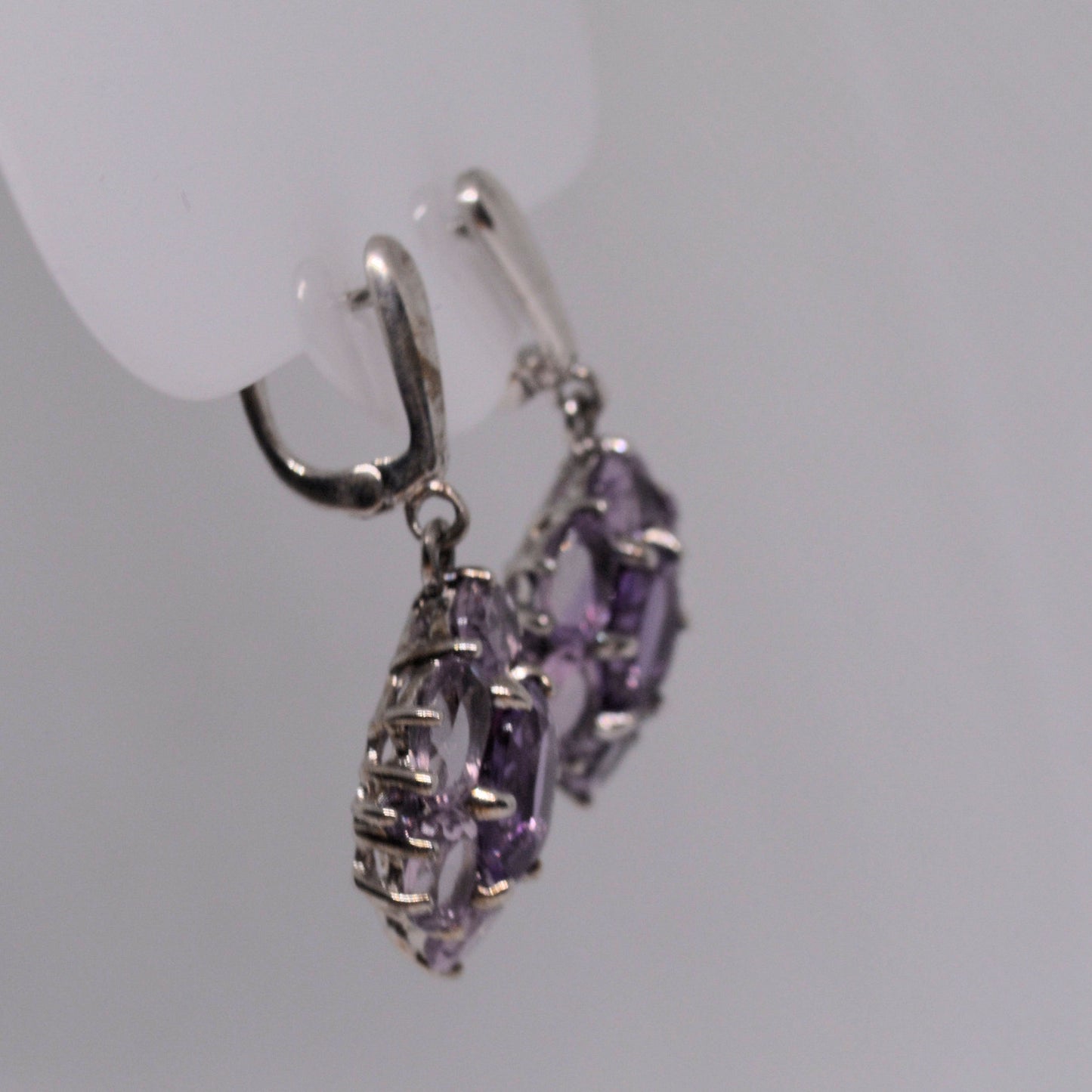 Natural Amethyst Earrings