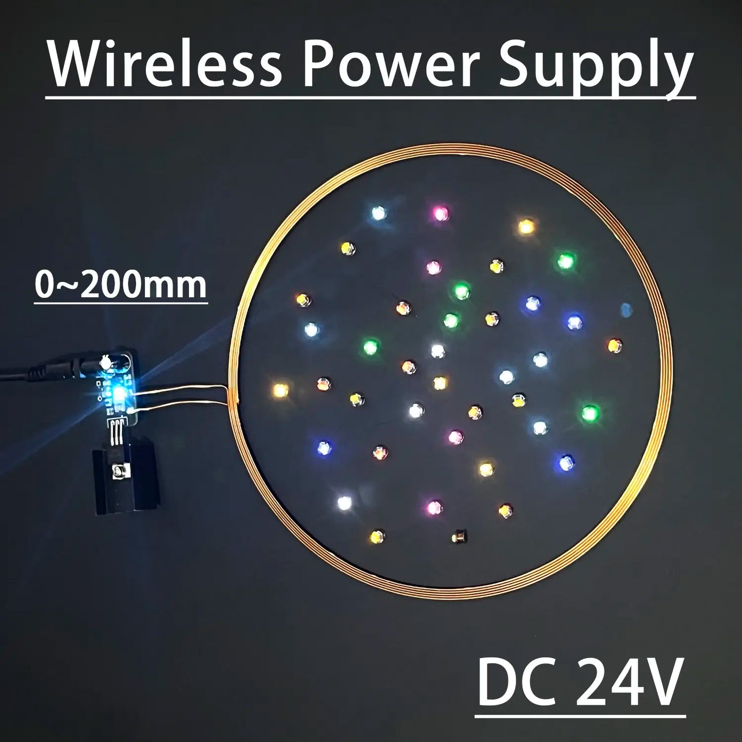 Wireless LEDs 24V Coil Induction 5PCS