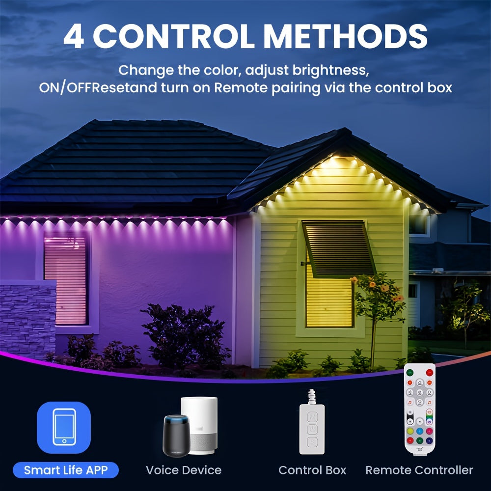 Smart Colorful Outdoor Lights With 75 Scene Modes