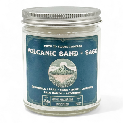 Volcanic Sand + Sage - 7 oz candle