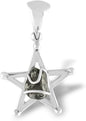 Starborn Campo del Cielo Meteorite Star Pendant in Sterling Silver