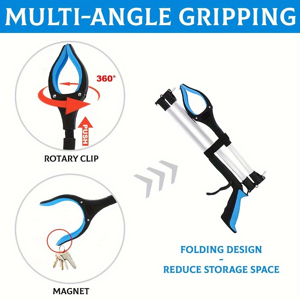 Extra Long 43" Grabber Tool with Magnetic Tip