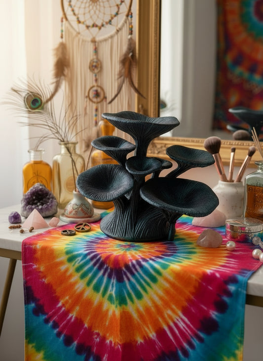 Mushroom trinket shelf