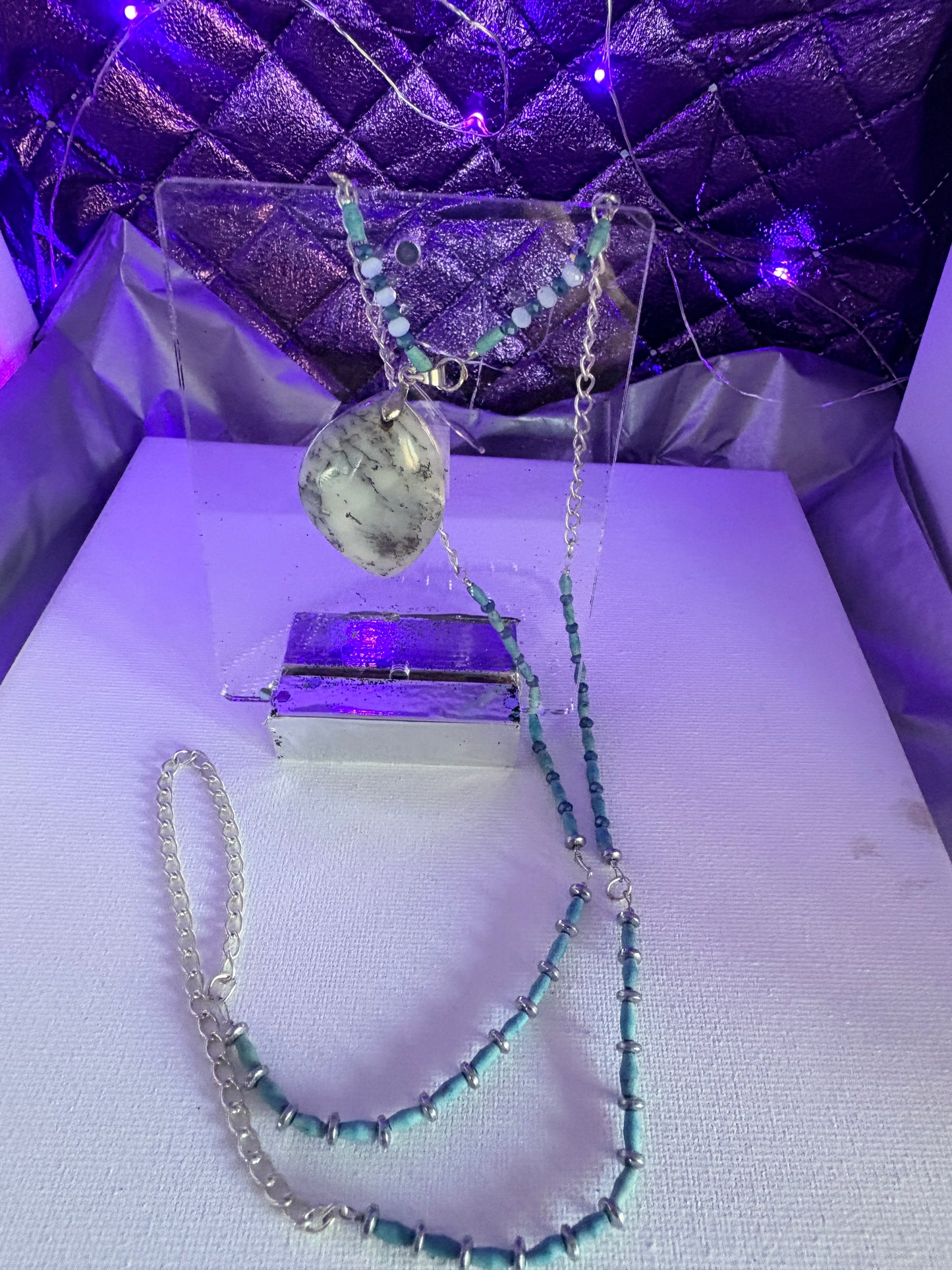 Gemstone necklace