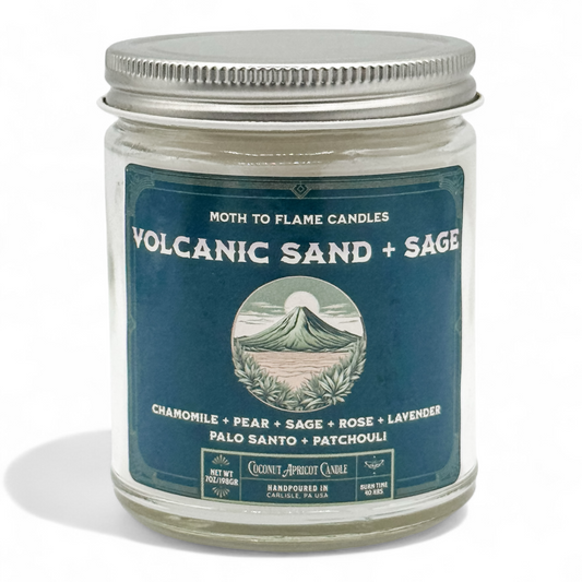 Volcanic Sand + Sage - 7 oz candle