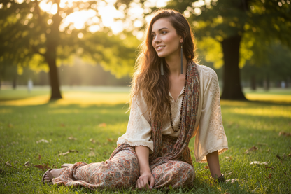 Stained chain dangles