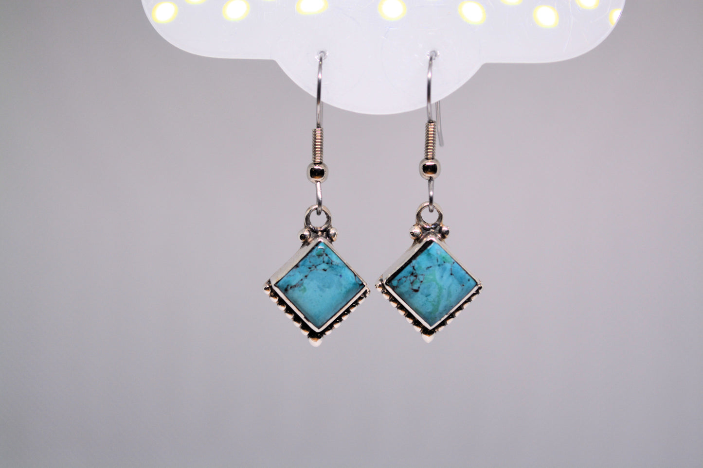 Turquoise drop and dangle earrings