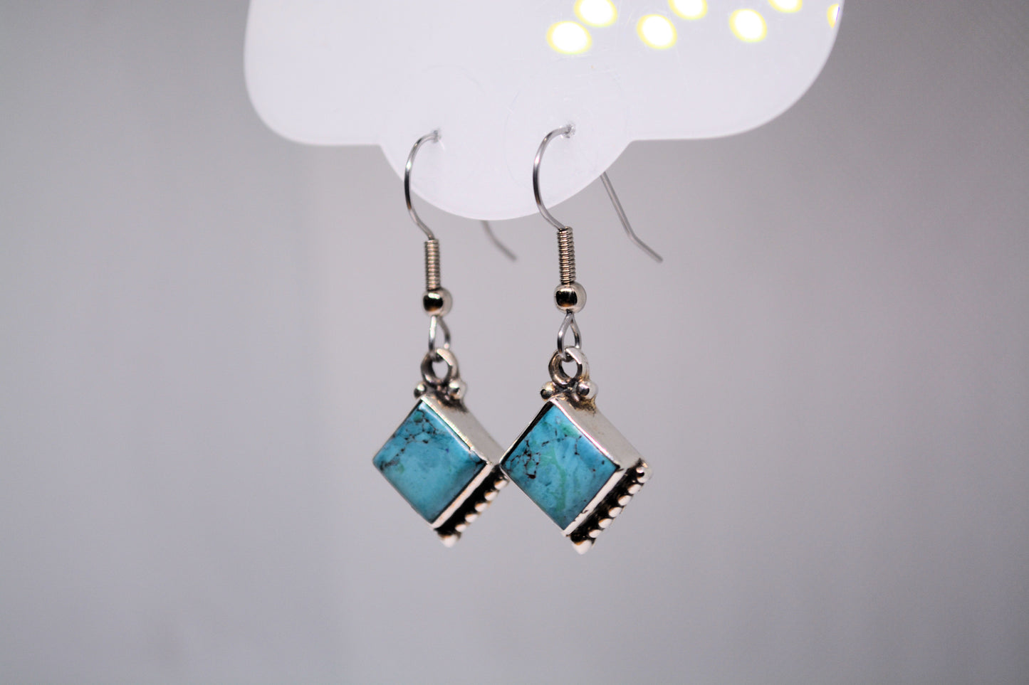 Turquoise drop and dangle earrings