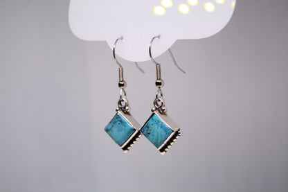 Turquoise drop and dangle earrings