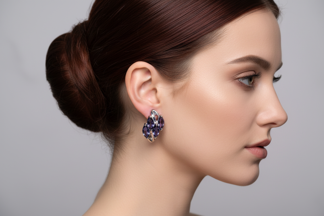 Iolite Earrings