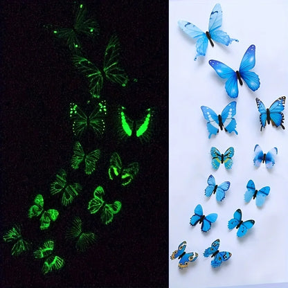 3D Luminous Butterfly Creative Wall Sticker