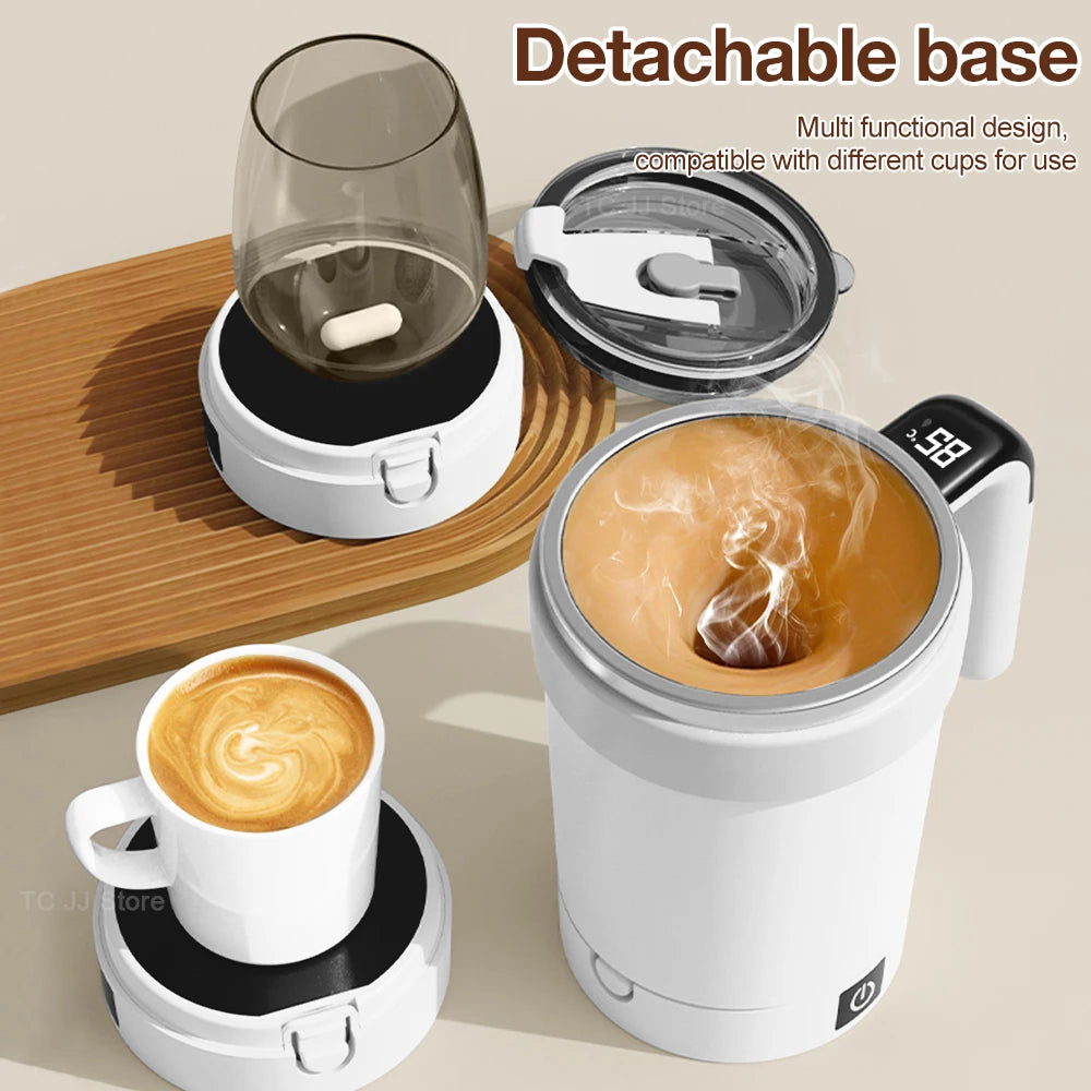 Automatic Stirring Stainless Steel Coffee Mug