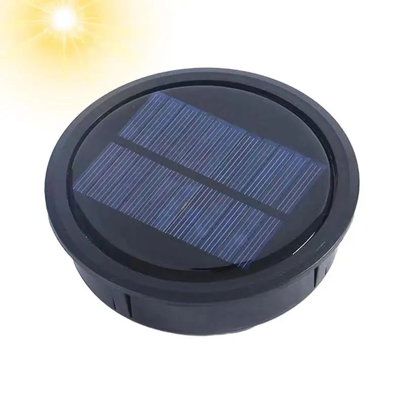 Solar Panel with LED Lantern Light Lid Solar Lights Top Replacement Part for Outdoor Hanging Lanterns DIY Table Lights Decor