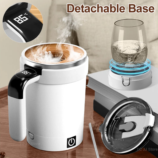 Automatic Stirring Stainless Steel Coffee Mug