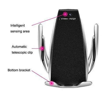 Clamping Wireless Car Charger Mount