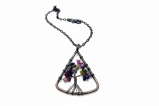 Triangle Gemstone Tree of Life
