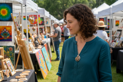 Ammonite Spiral Necklace