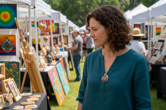 Ammonite Spiral Necklace