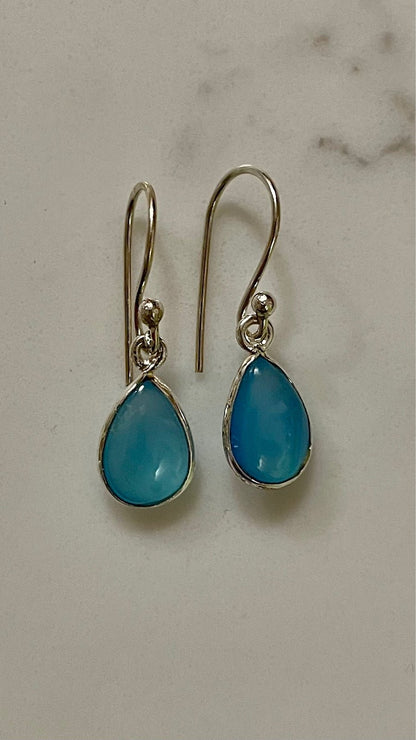 Blue Gemstone Earrings